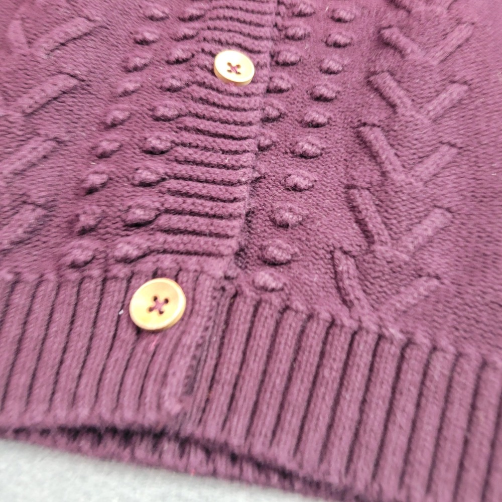 Hanna Andersson Girls Purple Plum Cardigan Sweater Bundle Size 100 3T 4T 2 Pack - Picture 8 of 12